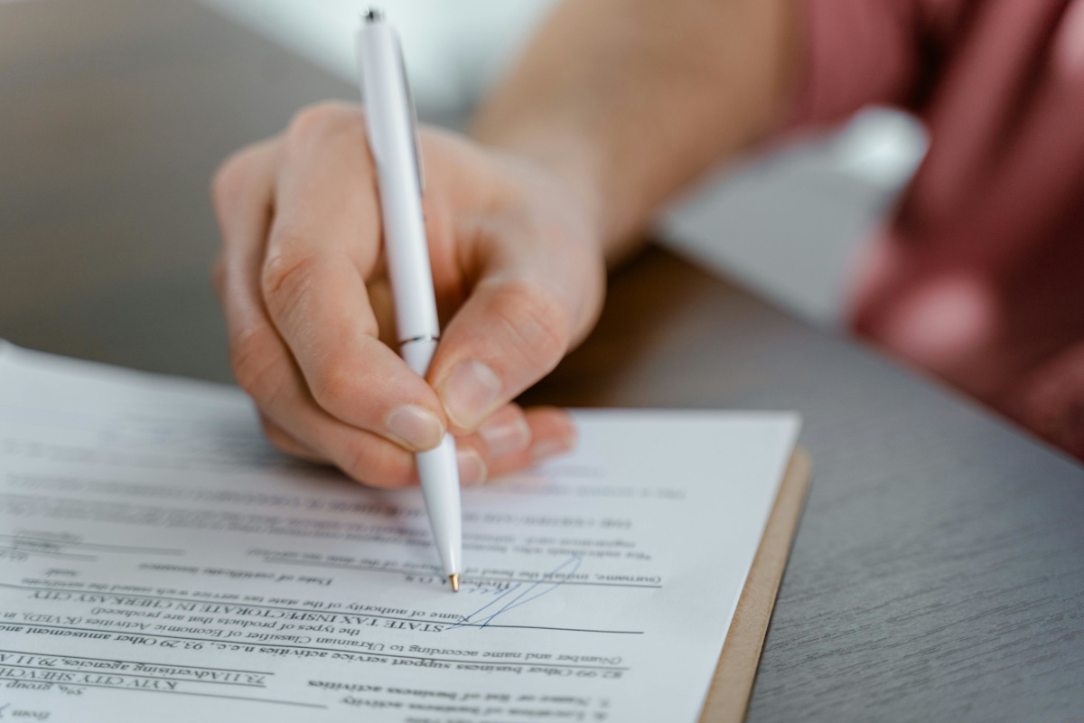 Signing apostille-related documents